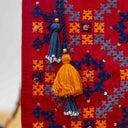 Maroon Jali Rabari Box Sling Bag