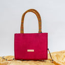 Maroon Jali Rabari Box Sling Bag