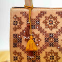 Ivory Jali Rabari Box Sling Bag
