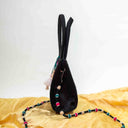 Black Jali Rabari Box Sling Bag
