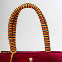 Maroon Rabari Box Sling Bag