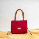 Maroon Rabari Box Sling Bag