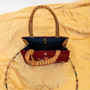 Maroon Rabari Box Sling Bag