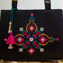 Black Rabari Box Sling Bag