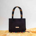 Black Rabari Box Sling Bag
