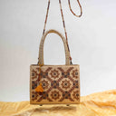 Ivory Jali Rabari Box Sling Bag