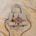 Ivory Rabari Box Sling Bag