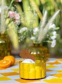 Amber Glass Bowl | Handcrafted Decorative Bowl from Pumpkin Collection