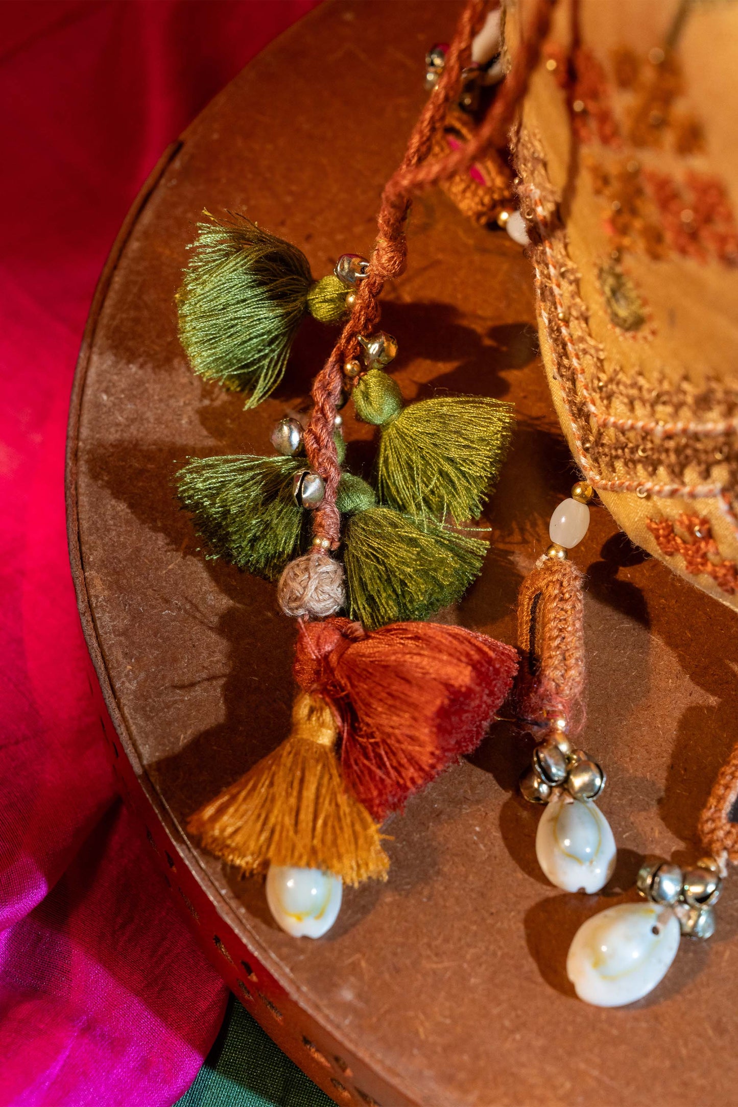 Ivory Flower Rabari Ivory Potli