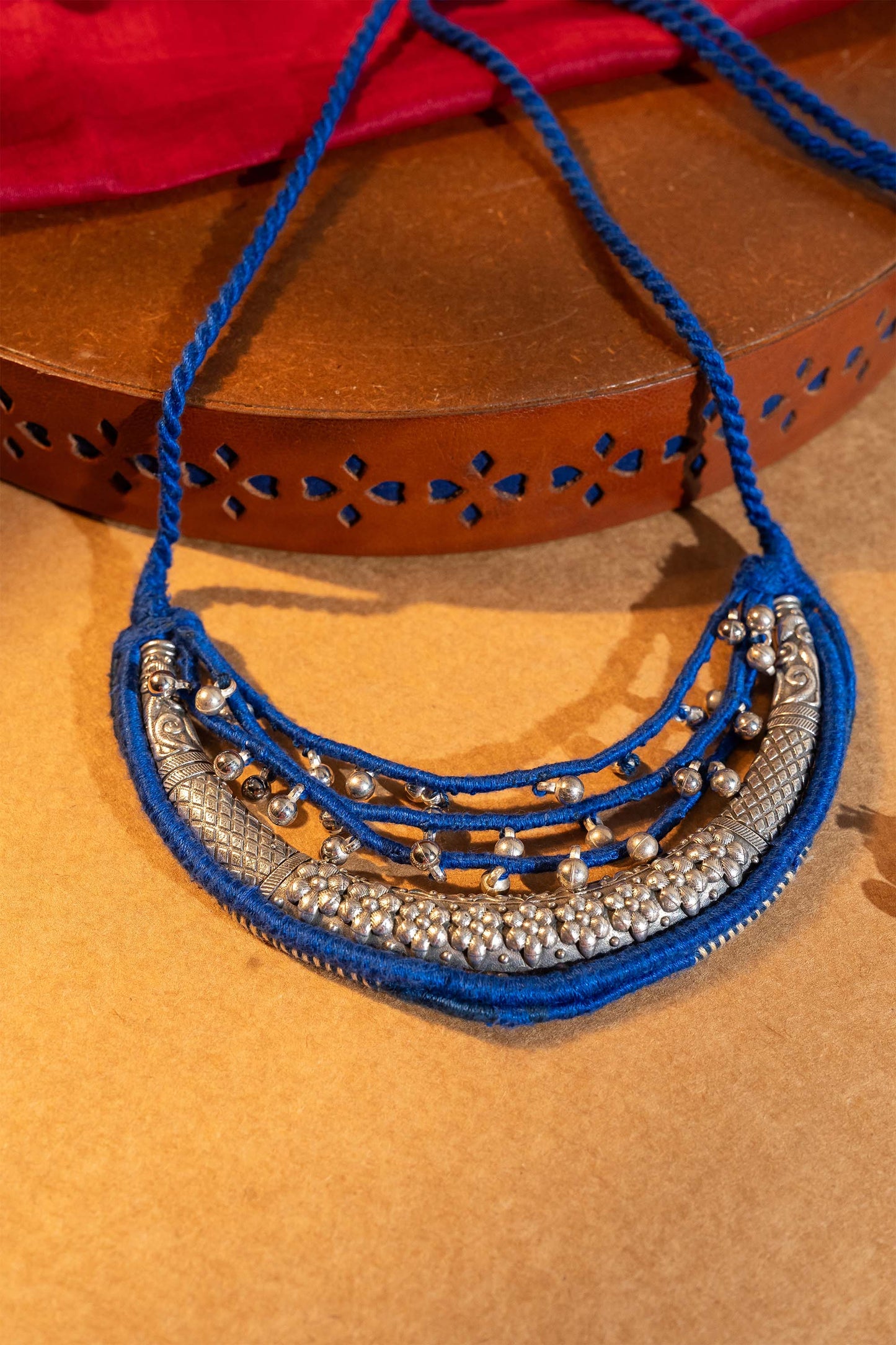 Blue Half Moon Necklace