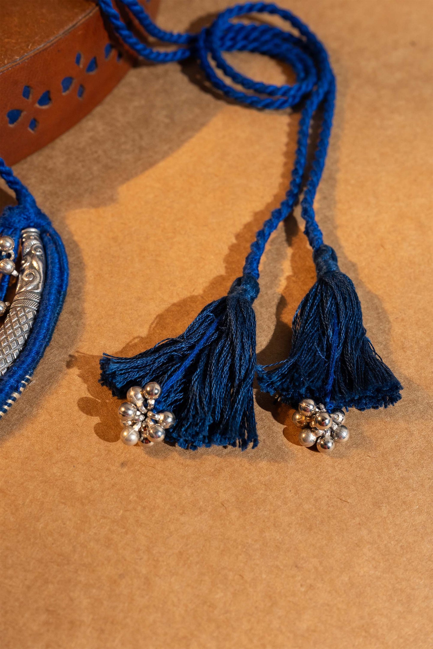 Blue Half Moon Necklace