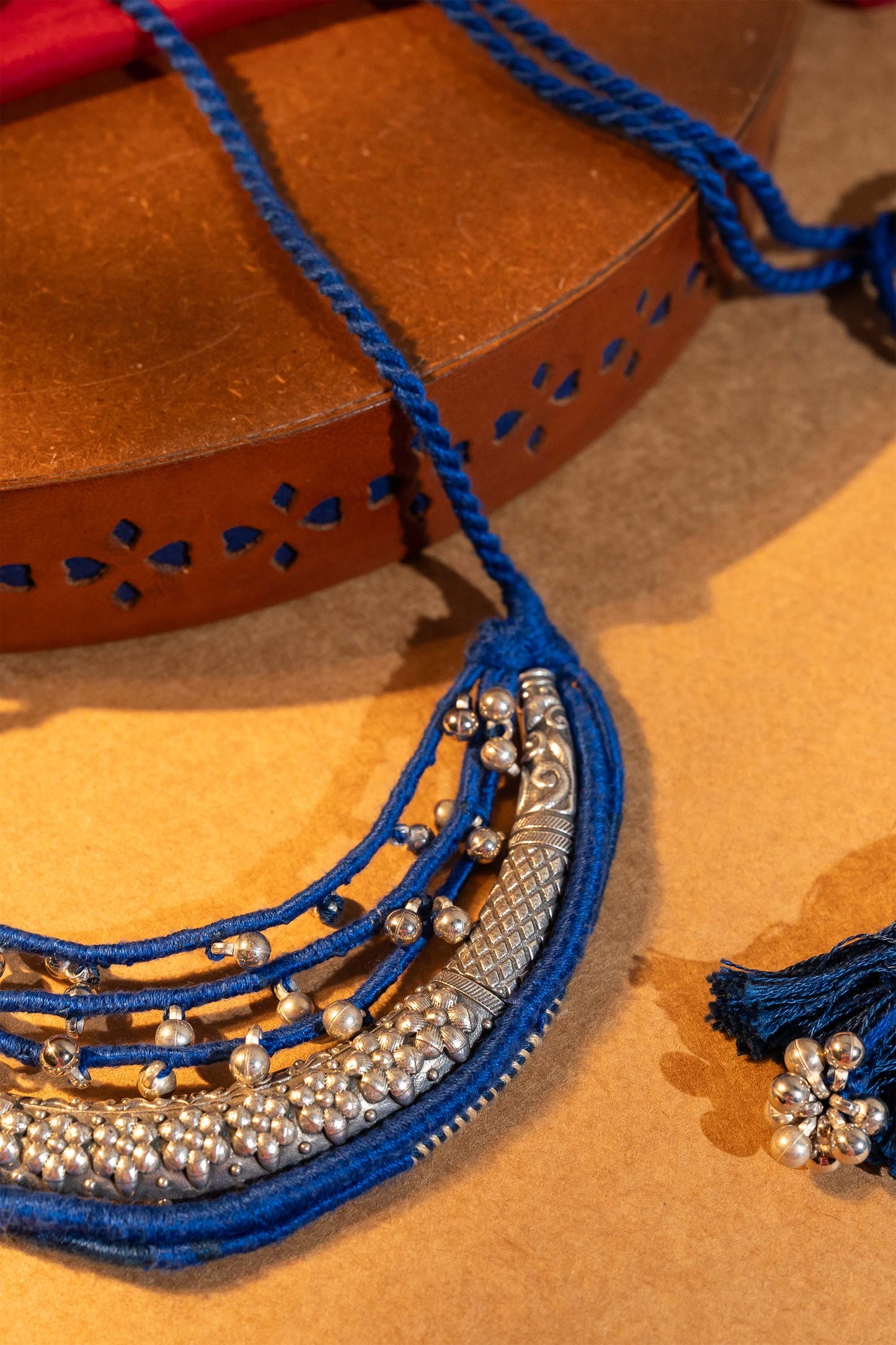 Blue Half Moon Necklace
