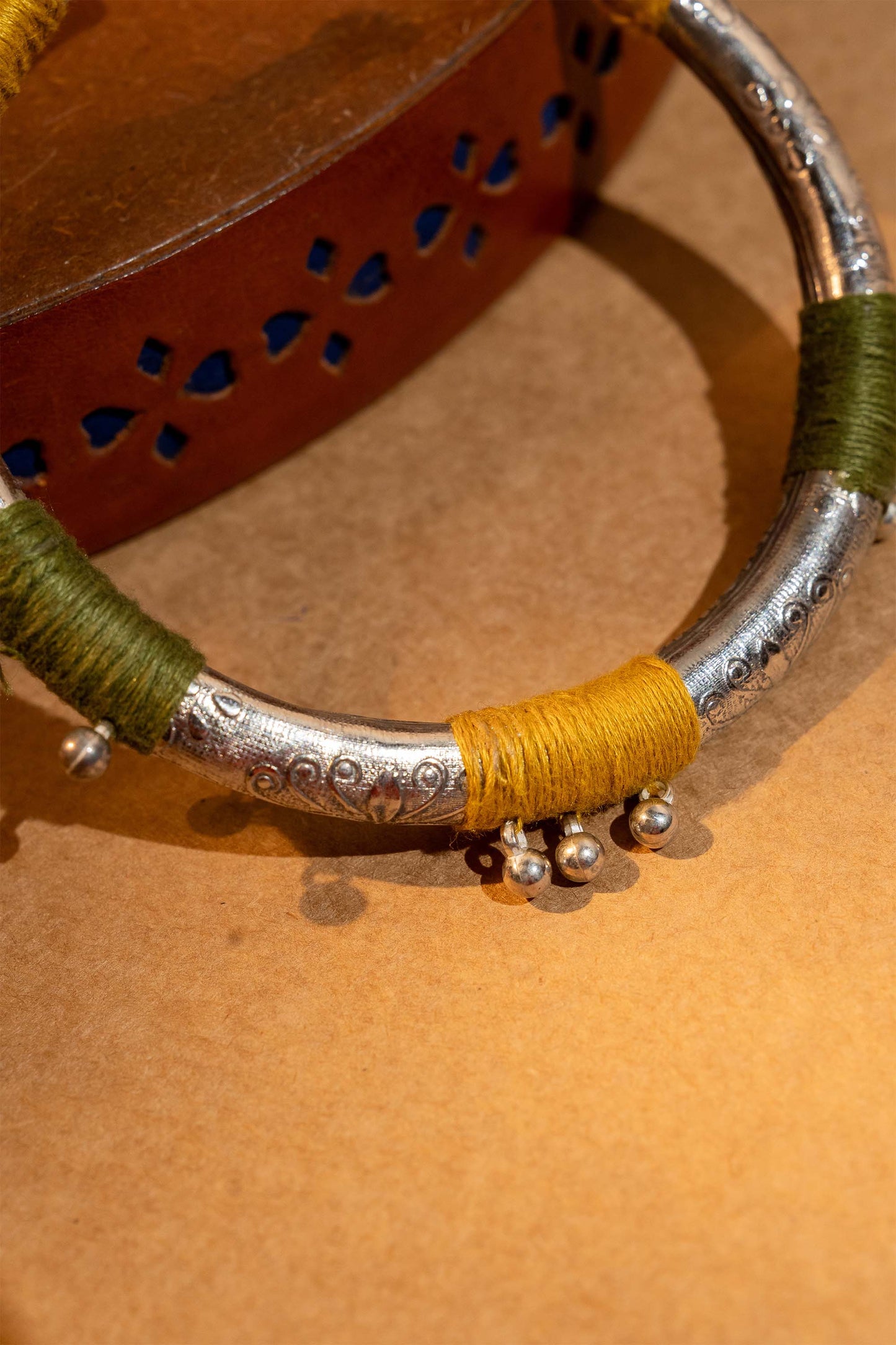 Green Kada Anklet