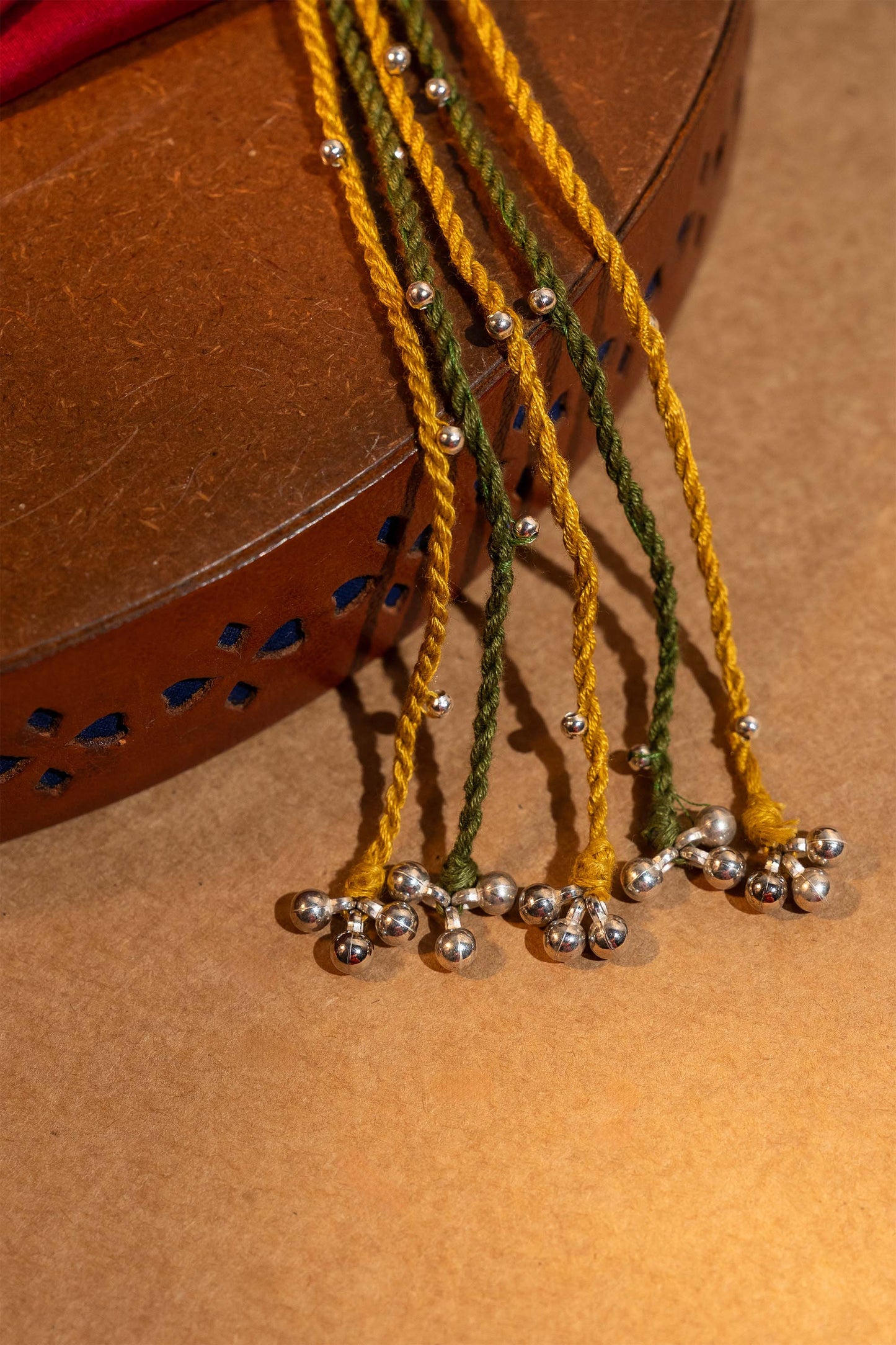 Green String Hair Stick