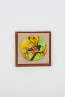 Set of 3 Small Wall Frames 7x7 | Crimson Blossom, Blue Bloom & Golden Perch Combo