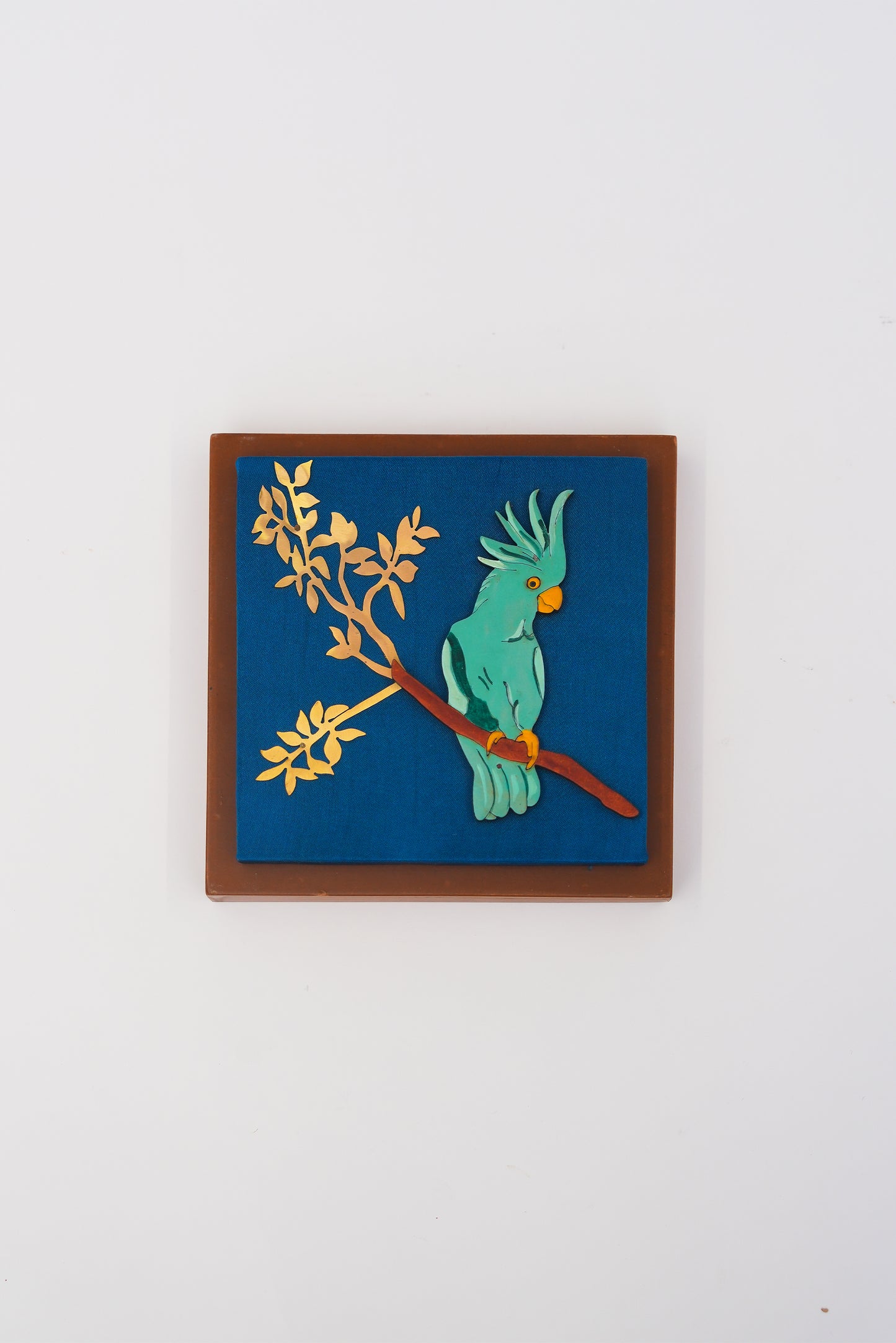 Set of 3 Bird Wall Frames 7x7 | Love Bird, Blue Tit & Cockatoo Combo