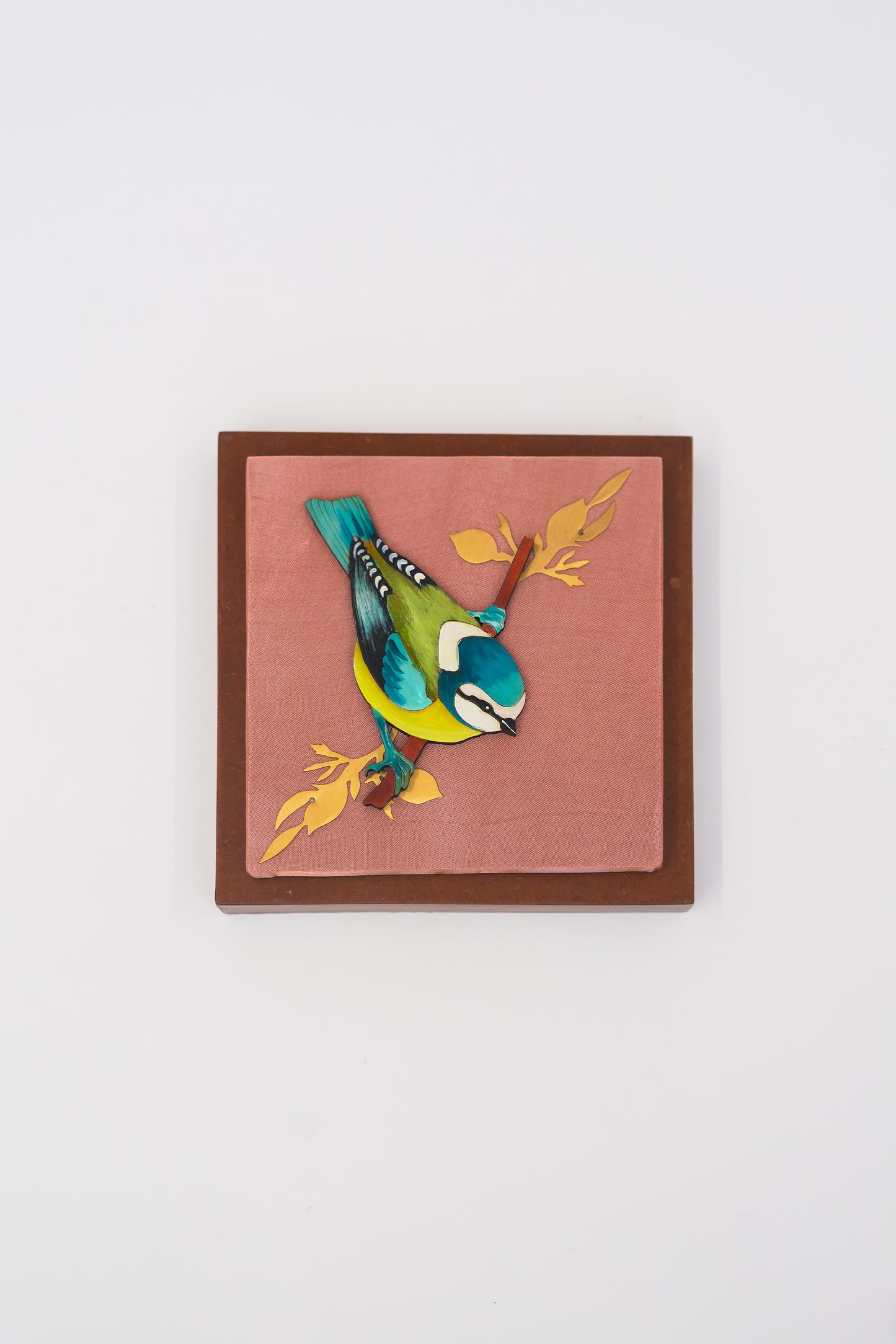 Set of 3 Bird Wall Frames 7x7 | Love Bird, Blue Tit & Cockatoo Combo