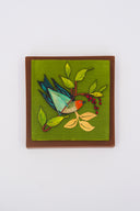 Woodland Bird, Sunbeam Perch & Berry Bird Wall Frame Combo (7x7 Inch Set of 3)