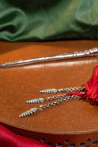 Red Tassels Hair Stick