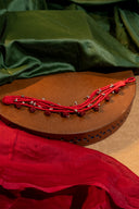 Red Multi-Layered Anklet