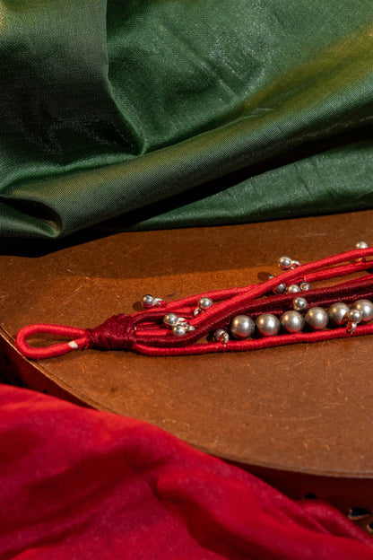 Red Multi Layered Bracelet
