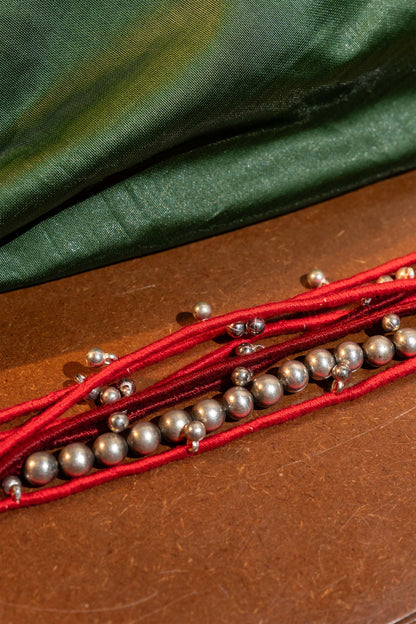 Red Multi Layered Bracelet