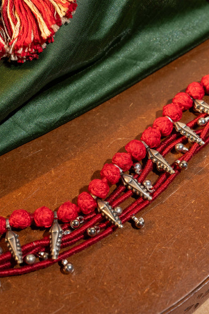 Red Layered Baju Bandh