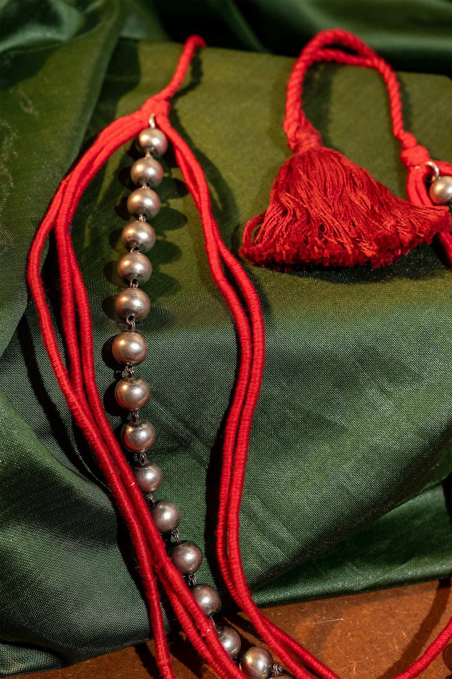 Red Layered Necklace
