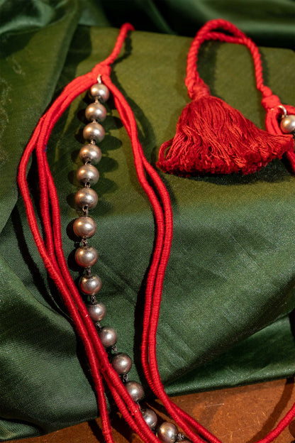 Red Layered Necklace