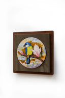 3D Sunbeam Perch 7x7 Handpainted Decorative Wall Frame
