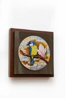 3D Sunbeam Perch 7x7 Handpainted Decorative Wall Frame
