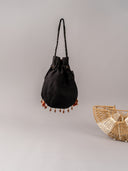 Black pastel Kutchi Style Potli