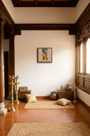 3D Sunfruit Perch Handpainted Decorative (7*7) Wall Frame