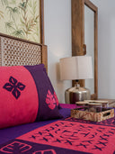 Pink Multi Patch Bed Sheet