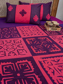 Pink Multi Patch Bed Sheet