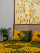 Mustard Multi Patch BedSheet Set