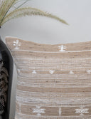 Ivory Wool Bhujodi Cushion Cover