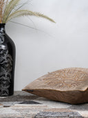 Handmade Ivory Silk Chording Cushion Cover