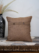 Handmade Ivory Silk Chording Cushion Cover