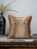 Ivory Rabari Hand-Embroidered Cushion Cover