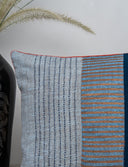 Handcrafted Blue Patch Work Cushion Cover