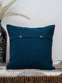Handcrafted Blue Patch Work Cushion Cover
