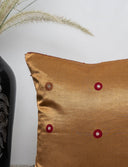 Gaji Silk Crafted Mirror Cushion Cover