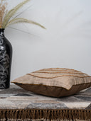 Khadi Silk Handmade Chording Cushion Cover