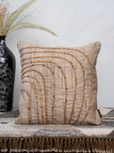 Khadi Silk Handmade Chording Cushion Cover