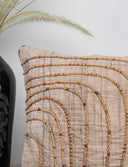 Khadi Silk Handmade Chording Cushion Cover