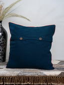 Handmade Blue Block Print Cushion Cover