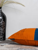 Handcrafted Artisanal Bhujodi Tucks Cushion Cover