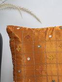 Artisans’ Crafted Gaji Silk Cushion Cover