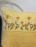 Fresh Floral Cotton Cushion Cover